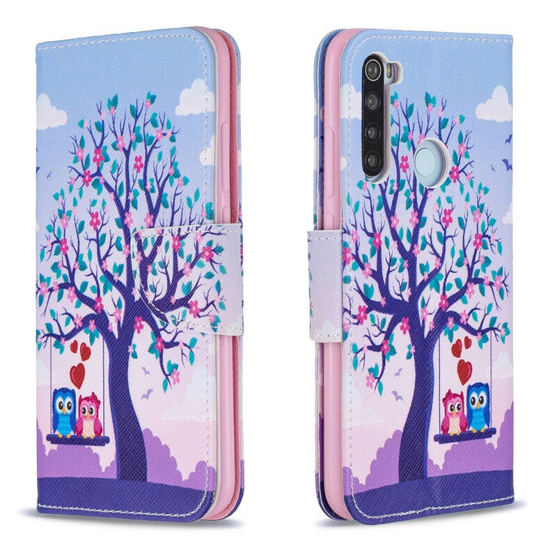 Housse Xiaomi Redmi Note 8 Hiboux Sur La Balancoire