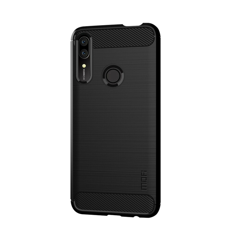 Coque Huawei P Smart Z / Honor 9X Fibre Carbone Brossée Mofi