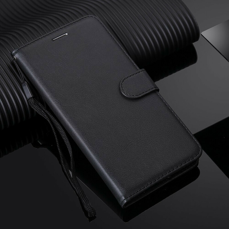 Housse Xiaomi Redmi Note 8 Effet Cuir à Lanière