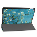 Smart Case iPad 10.2" (2019) Simili Cuir Arbre Fleuri