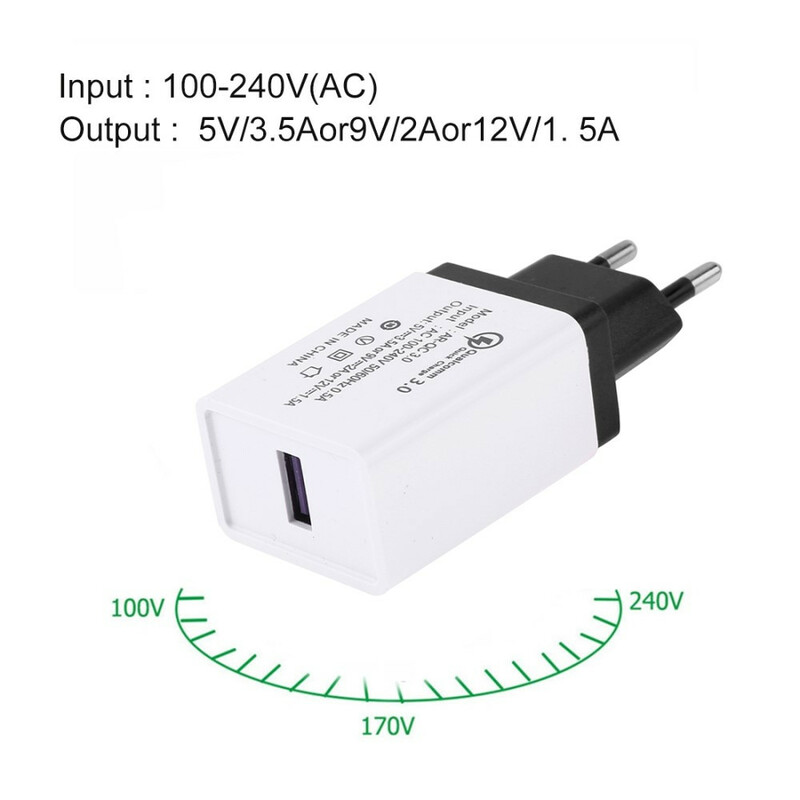 Adaptateur Chargeur Mural USB Prise EU