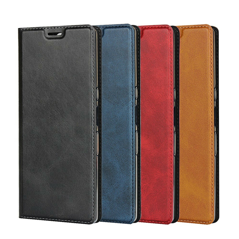 Flip Cover Sony Xperia 10 Plus Finesse à Lanière