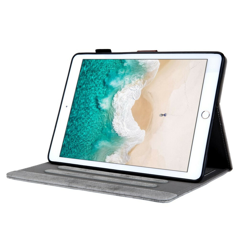 Housse iPad 10.2" (2019) Simili Cuir Style Marbre