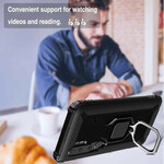 Coque Xiaomi Mi Note 10 Ring et Fibre Carbone