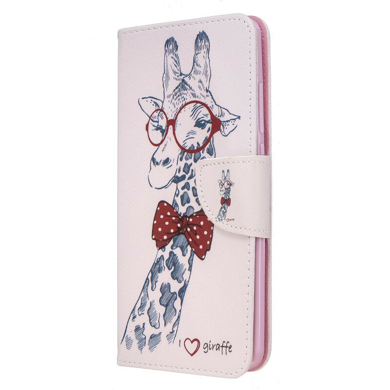 Housse Xiaomi Redmi 8 Girafe Intello