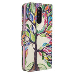 Housse Xiaomi Redmi 8 Arbre Coloré