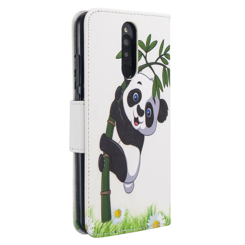 Housse Xiaomi Redmi 8 Panda sur le Bambou