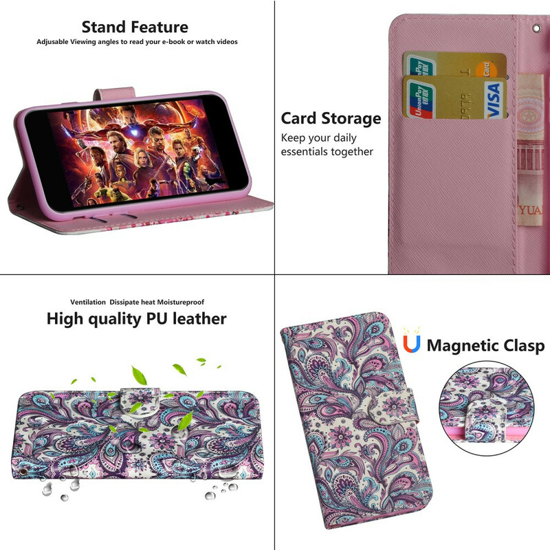 Housse Xiaomi Redmi Note 8T Fleurs Motifs