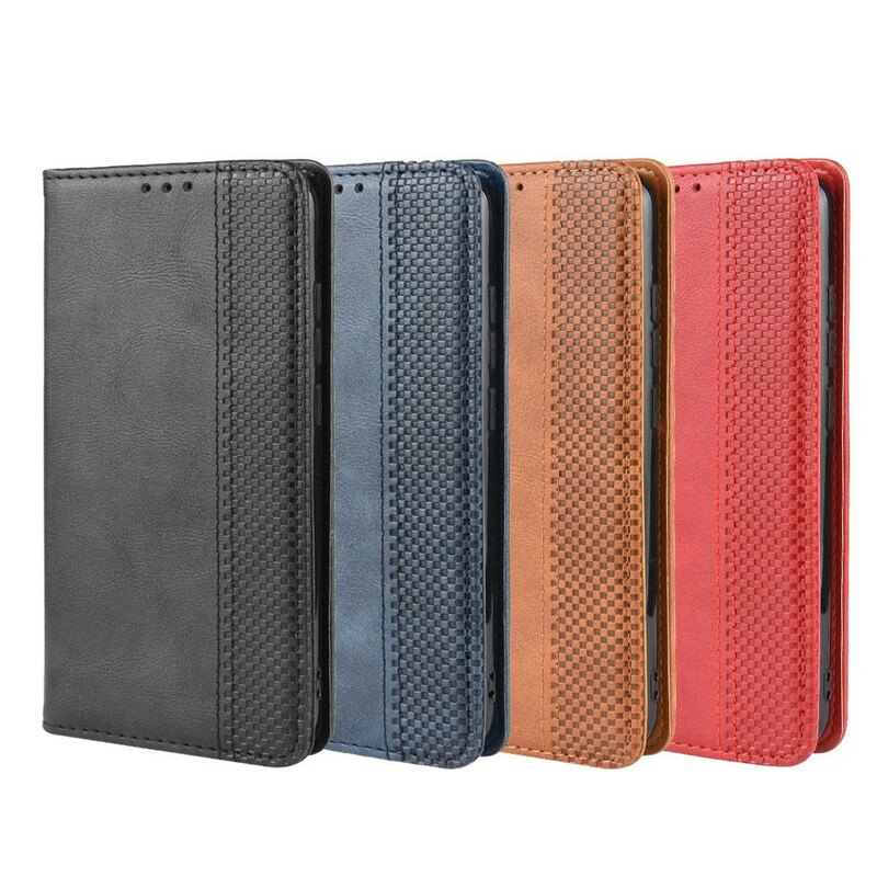 Flip Cover Xiaomi Redmi Note 8T Effet Cuir Vintage Stylisé