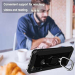 Coque Xiaomi Redmi Note 8T Ring et Fibre Carbone