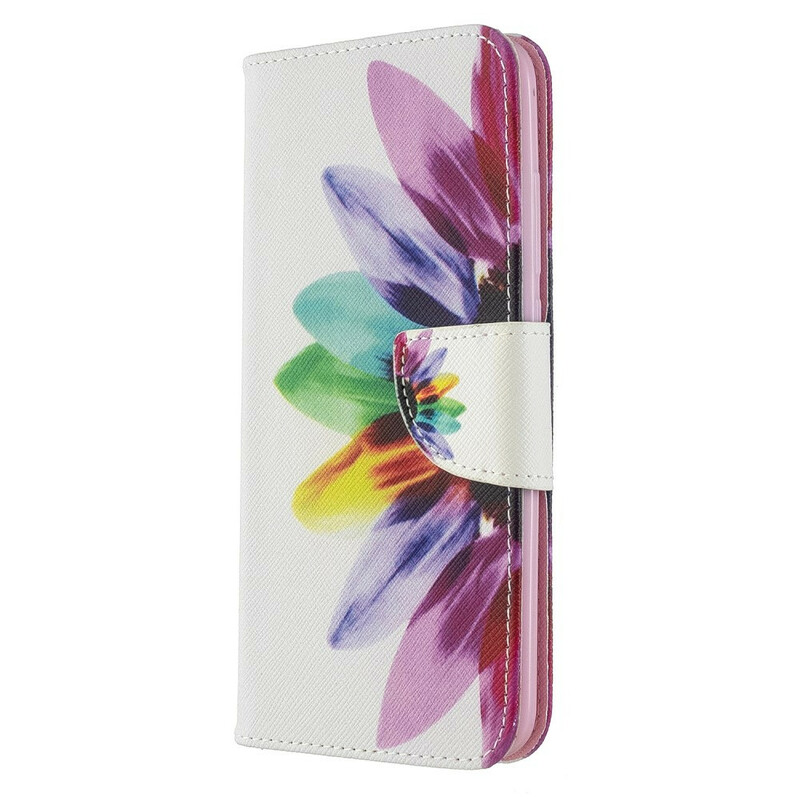 Housse Xiaomi Redmi 8A Fleur Aquarelle