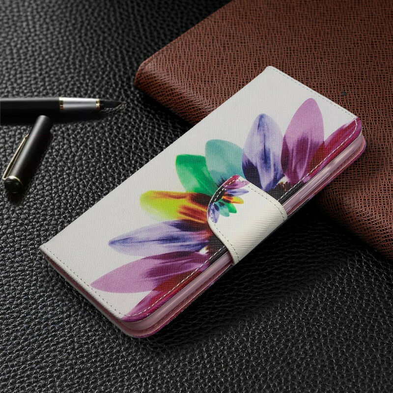 Housse Xiaomi Redmi 8A Fleur Aquarelle