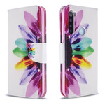 Housse Xiaomi Redmi Note 8T Fleur Aquarelle