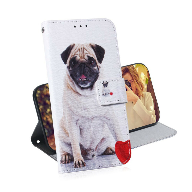 Housse Samsung Galaxy A51 Pug Dog