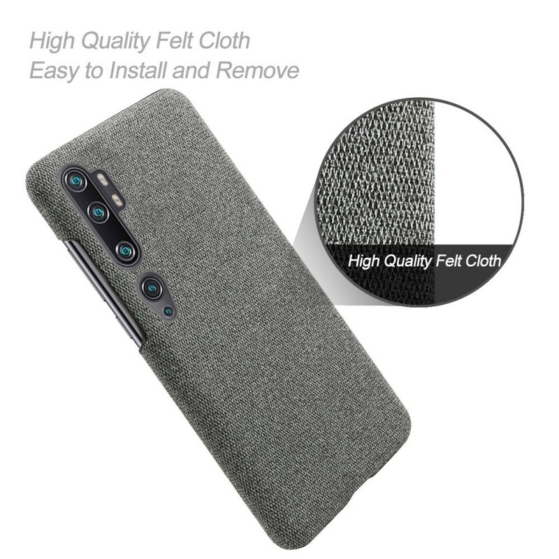 Coque Xiaomi Mi Note 10 Texture Tissu KSQ