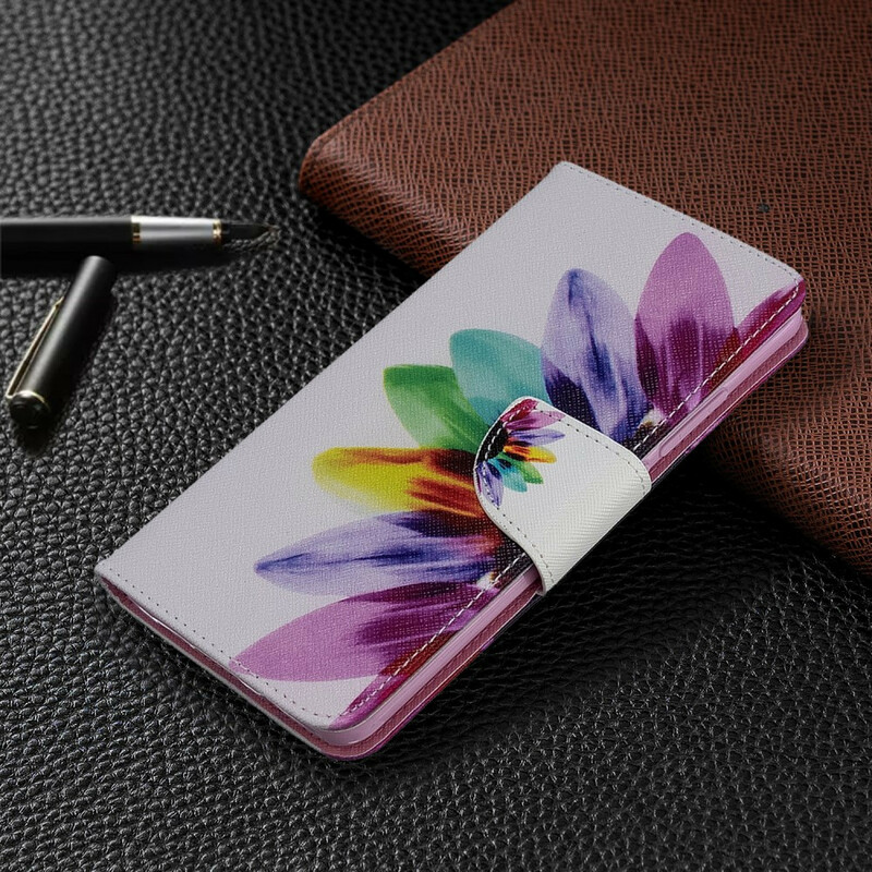 Housse Xiaomi Mi Note 10 Fleur Aquarelle