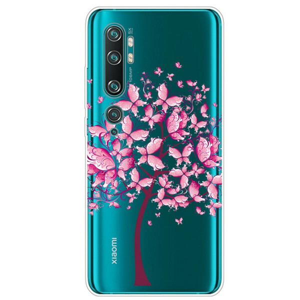 Coque Xiaomi Mi Note 10 Top Arbre Rose