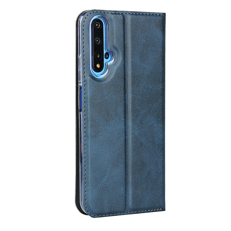 Flip Cover Honor 20 / Huawei Nova 5T Simili Cuir avec Lanière