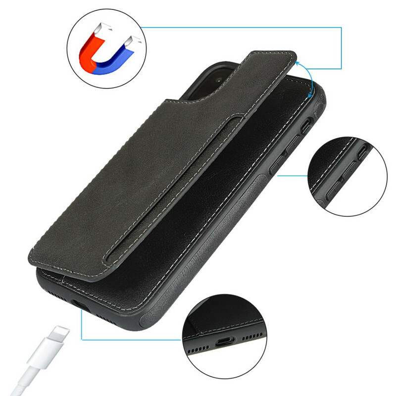 Coque iPhone 11 Porte-Cartes Support et Lanière