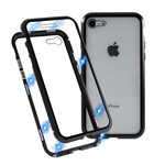 Coque iPhone 8 / 7 Rebords Métal et Verre Trempé