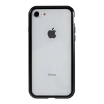 Coque iPhone 8 / 7 Rebords Métal et Verre Trempé