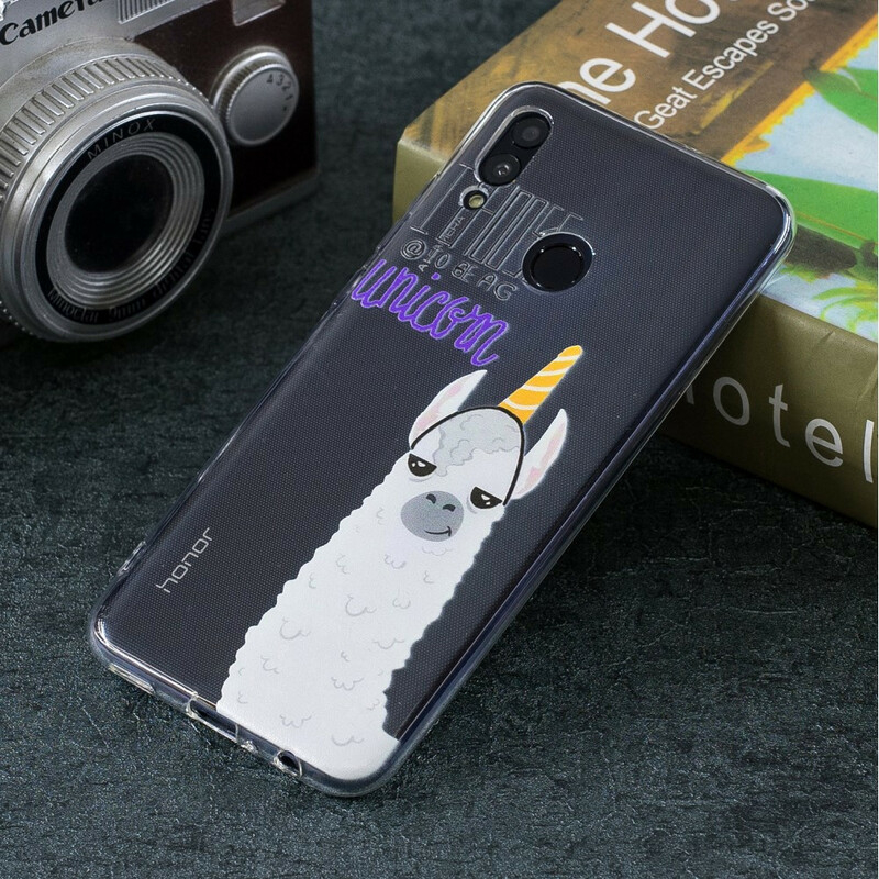 Coque Huawei P Smart 2019 Transparente Lama Unicorn