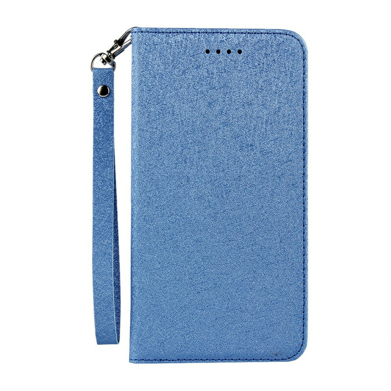 Flip Cover Huawei P20 Style Cuir Douceur avec Lanière