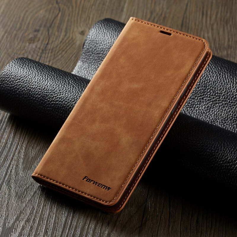 Flip Cover Huawei Mate 20 Effet Cuir FORWENW