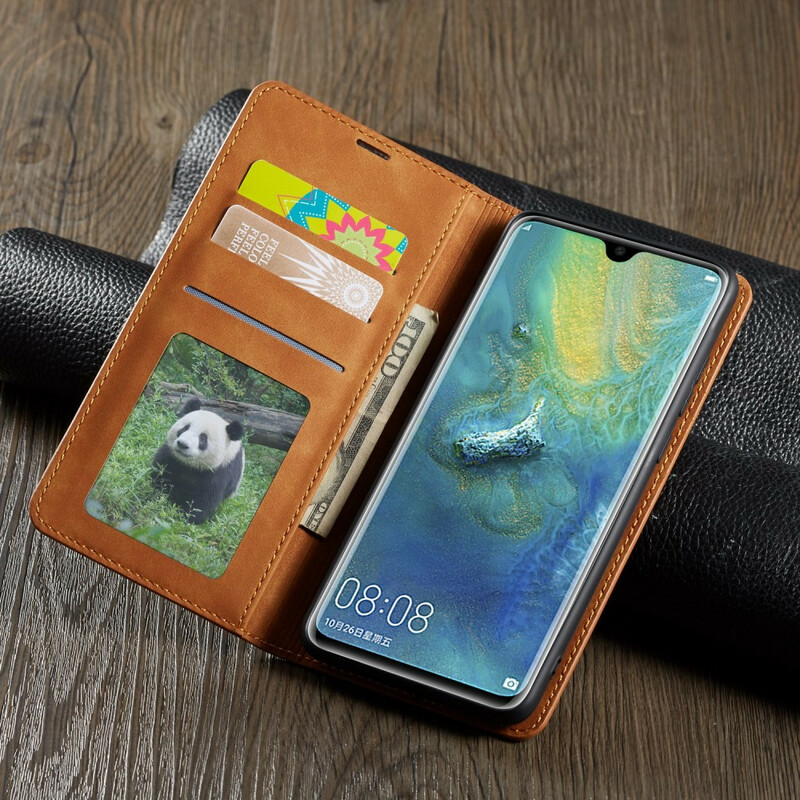 Flip Cover Huawei Mate 20 Effet Cuir FORWENW