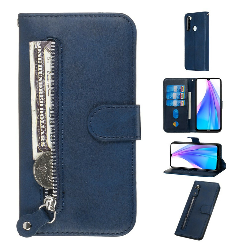 Housse Xiaomi Redmi Note 8T Vintage Porte-Monnaie