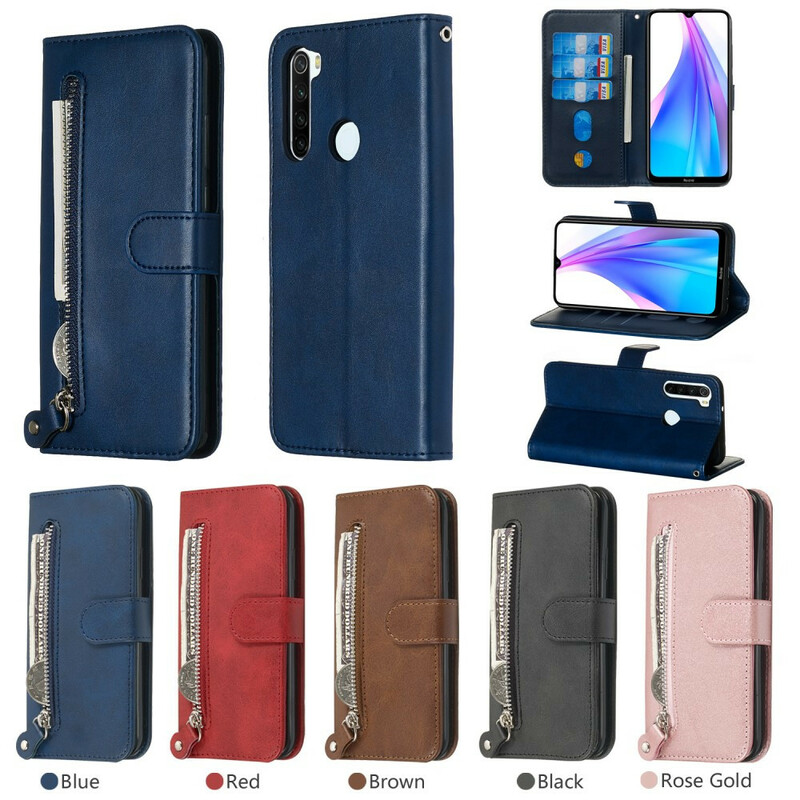 Housse Xiaomi Redmi Note 8T Vintage Porte-Monnaie