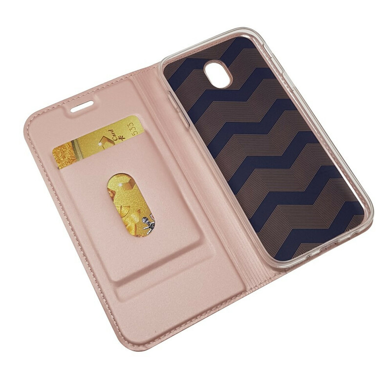 Flip Cover Samsung Galaxy J7 2017 Fermoir Magnétique