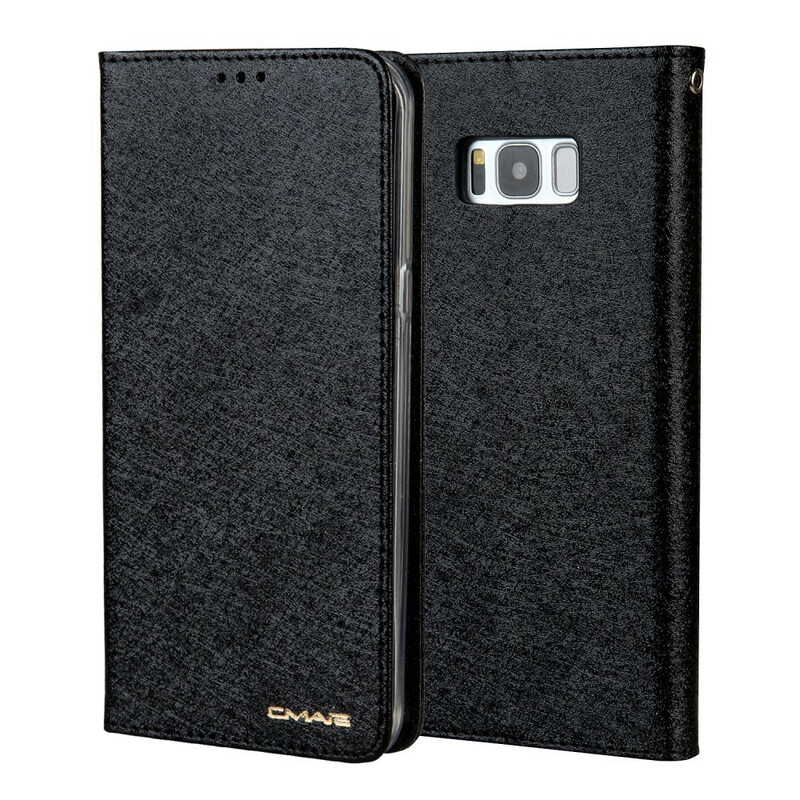 Flip Cover Samsung Galaxy S8 Effet Cuir Texture Soie CMAI2