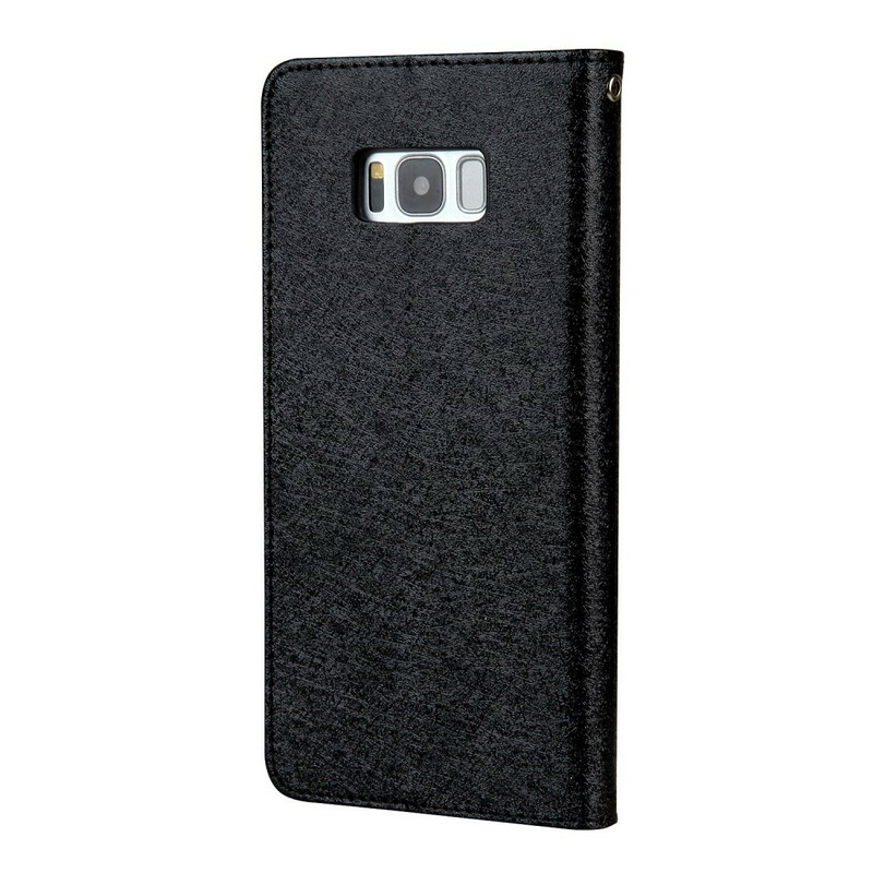 Flip Cover Samsung Galaxy S8 Effet Cuir Texture Soie CMAI2