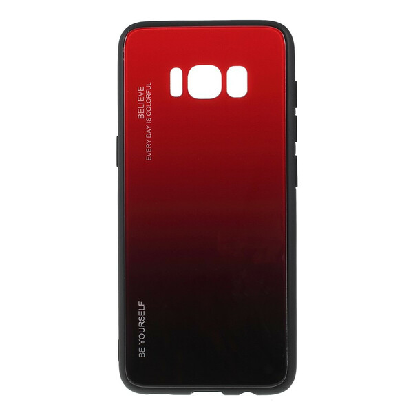 Coque Samsung Galaxy S8 Verre Trempé Be Yourself