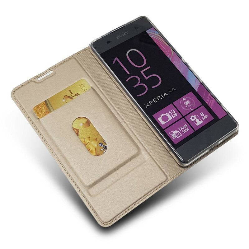 Flip Cover Sony Xperia XA Fermoir Magnétique