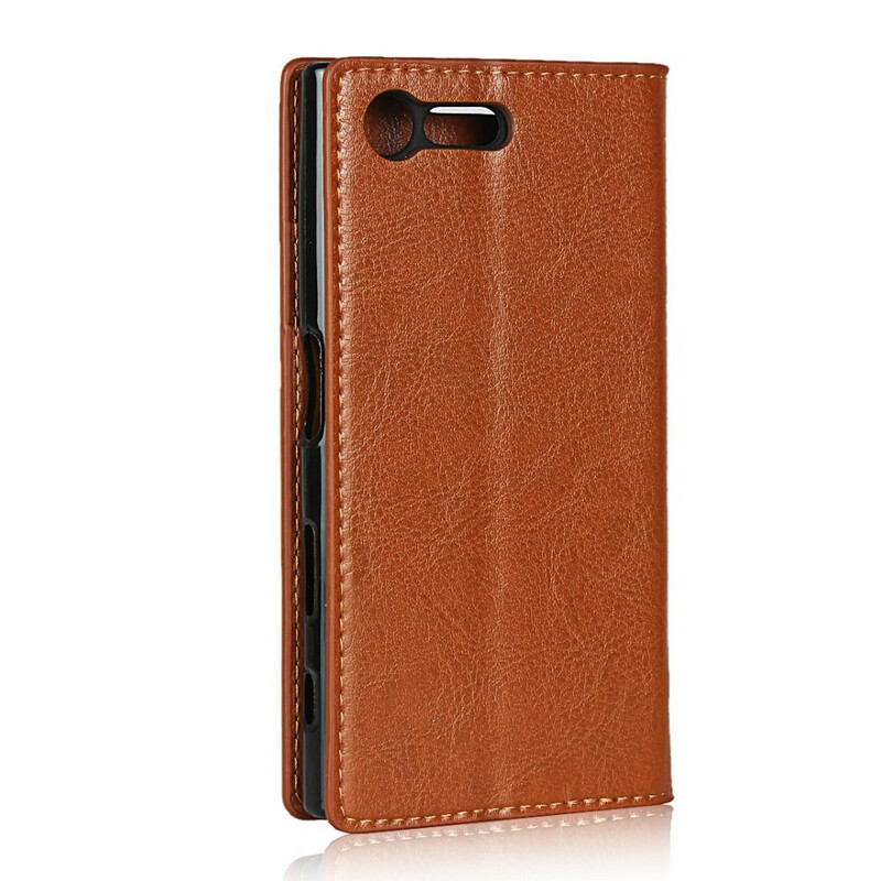 Flip Cover Sony Xperia X Compact Cuir Véritable