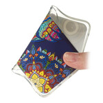 Coque Samsung Galaxy S20 Hibou Mandala Fluorescente