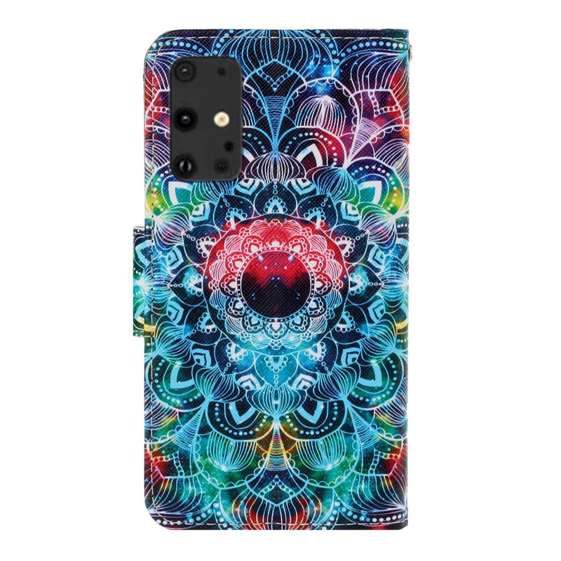 Housse Samsung Galaxy S20 Plus Flashy Mandala à Lanière