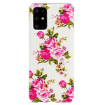 Coque Samsung Galaxy S20 Plus Fleurs Liberty Fluorescente