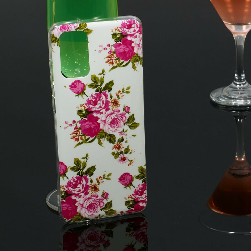 Coque Samsung Galaxy S20 Plus Fleurs Liberty Fluorescente