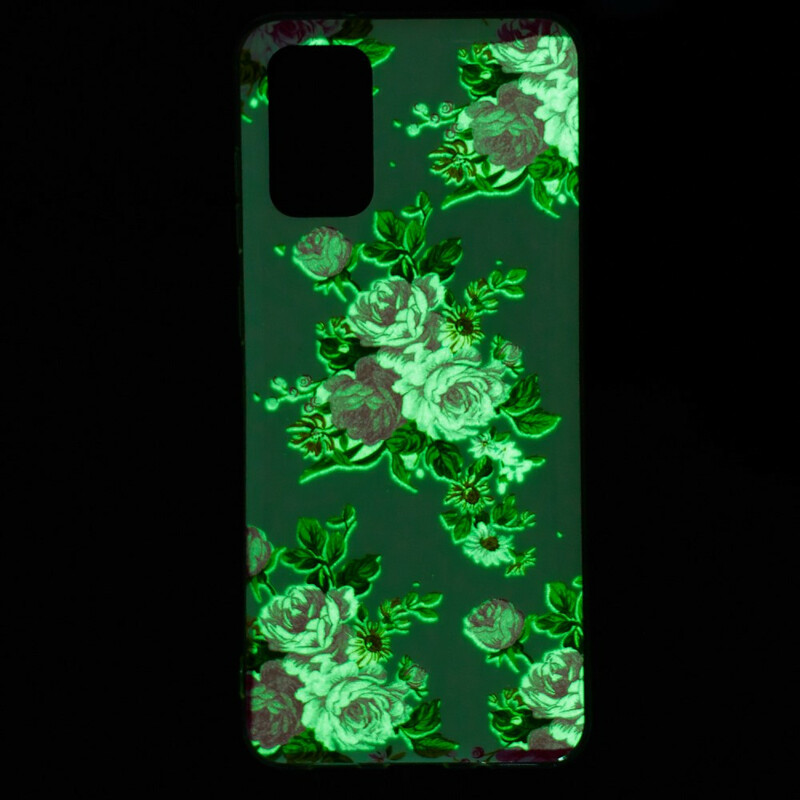 Coque Samsung Galaxy S20 Plus Fleurs Liberty Fluorescente