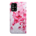 Housse Samsung Galaxy A71 Fleurs Roses