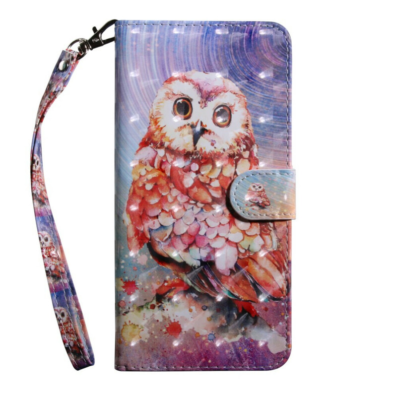 Housse Samsung Galaxy A71 Hibou le Peintre