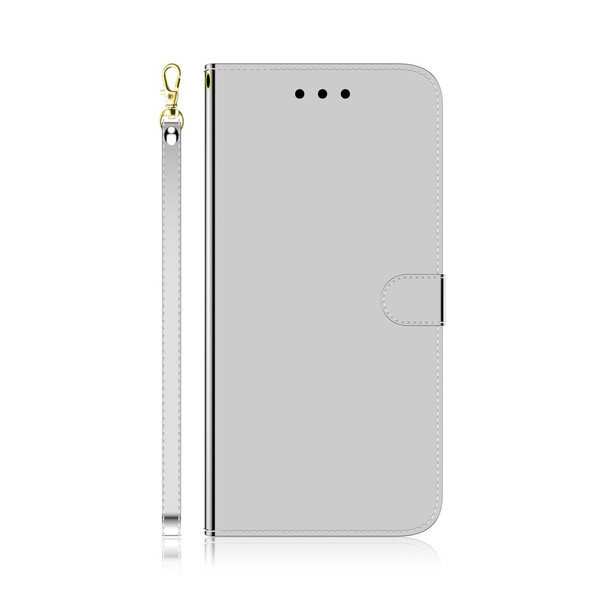 Housse Samsung Galaxy A71 Simili Cuir Couverture MIroir