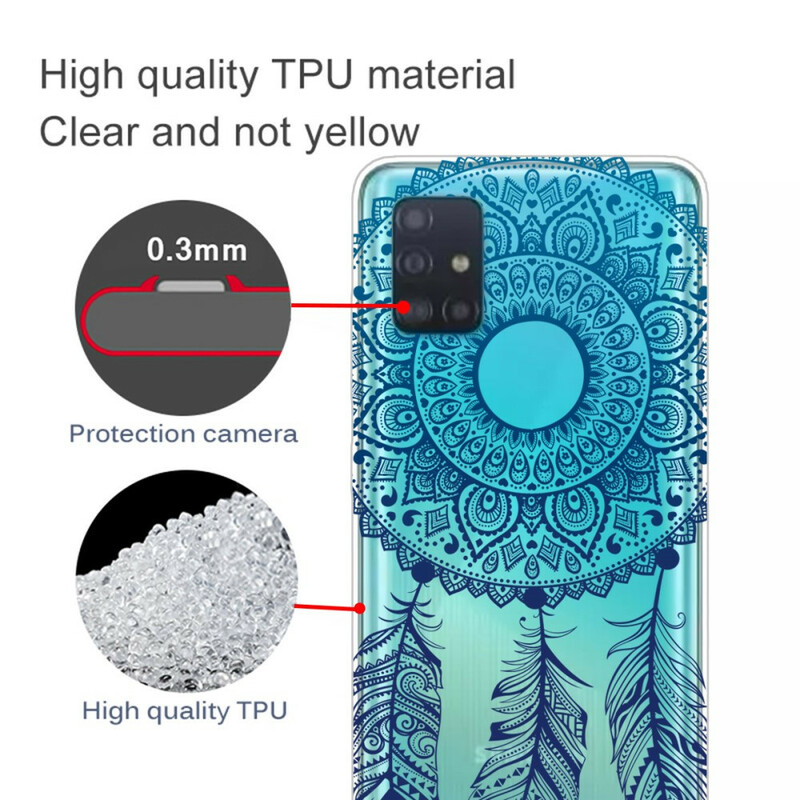 Coque Samsung Galaxy A71 Mandala Floral Unique