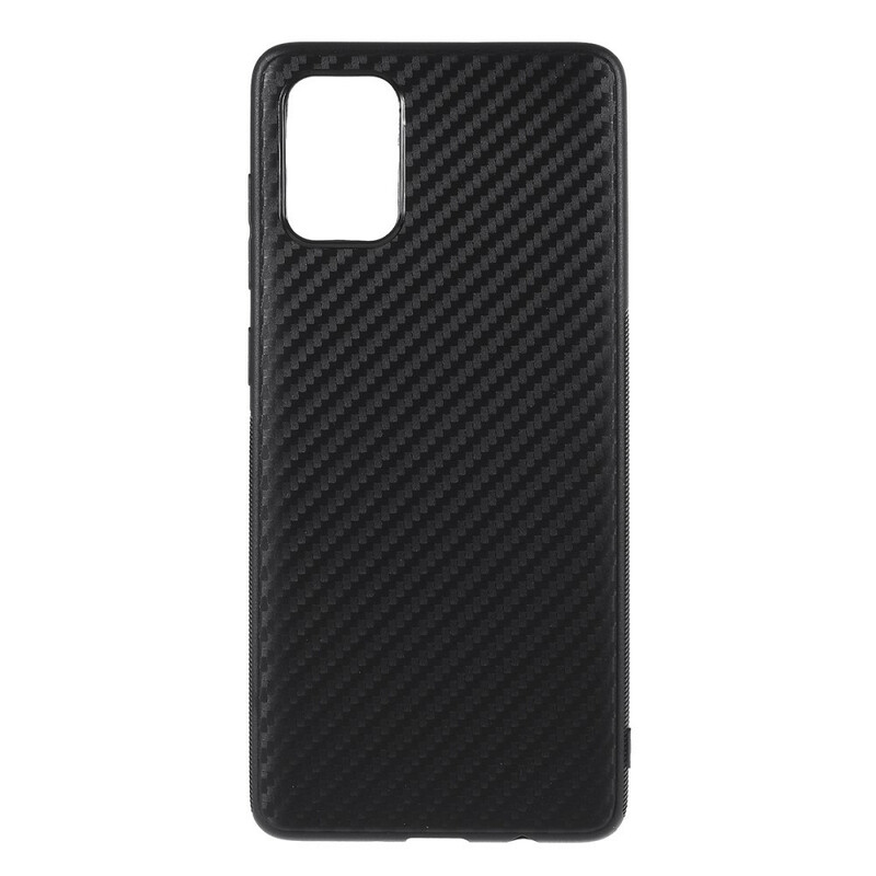 Coque Samsung Galaxy A71 Texture Fibre Carbone