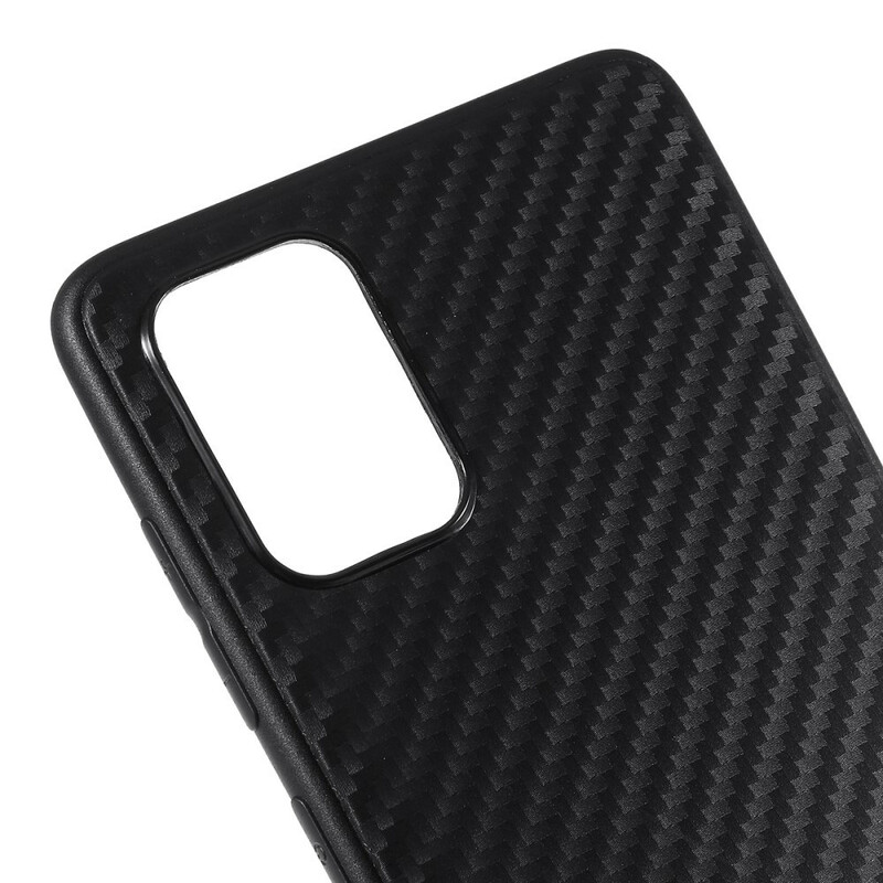 Coque Samsung Galaxy A71 Texture Fibre Carbone