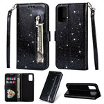 Housse Samsung Galaxy S20 Plus Porte-Monnaie Paillettes