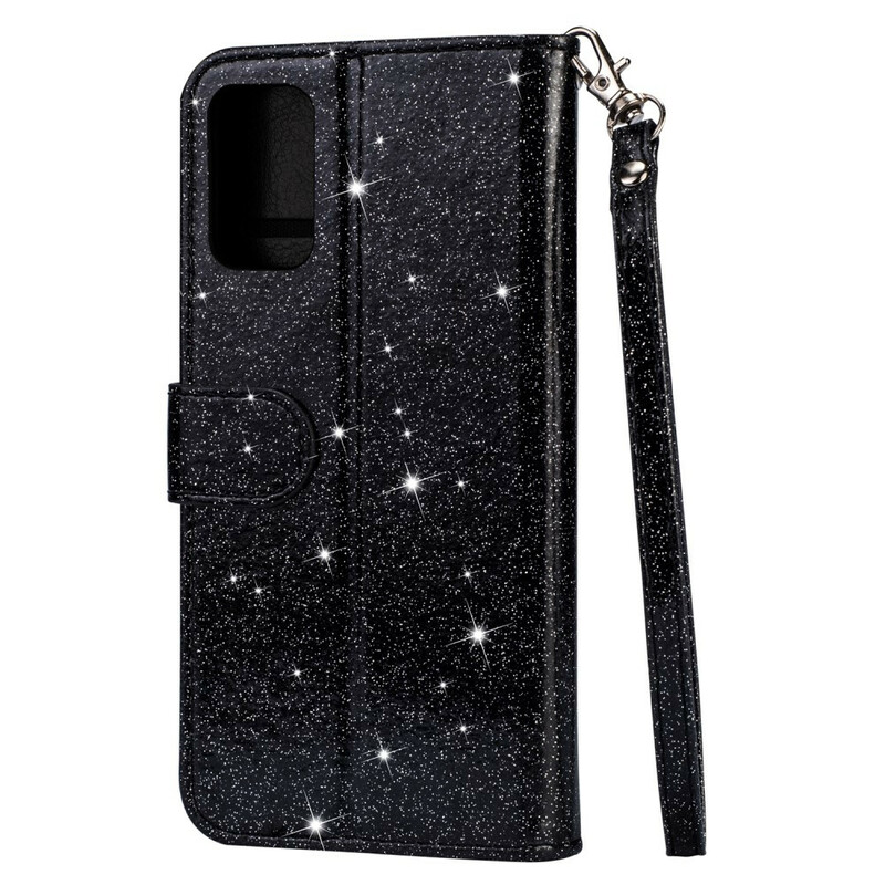 Housse Samsung Galaxy S20 Plus Porte-Monnaie Paillettes